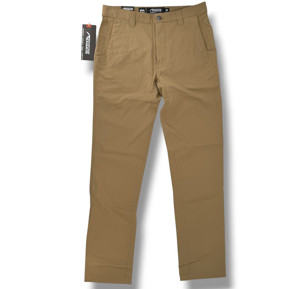 Mountain Khakis Teton Hybrid Pants Size 32 X 34 Retro Khaki Modern Fit Stretch